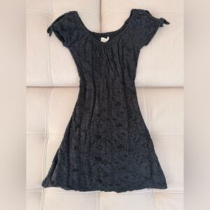 Black Lace Off-Shoulder Dress